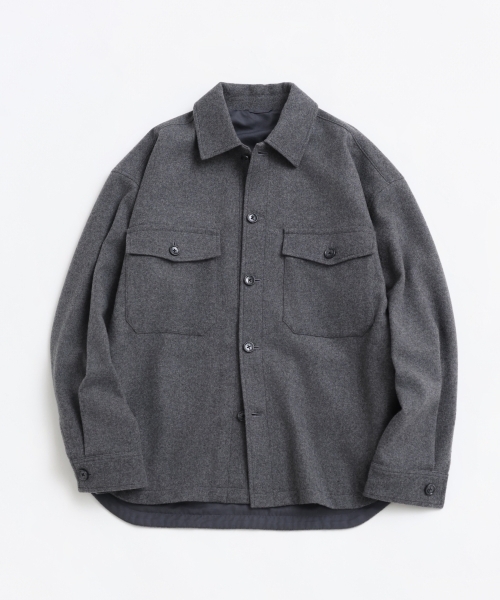 SUPER110'S MELTON CPO JACKET [UNISEX]