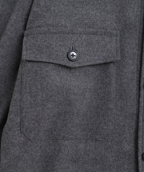 SUPER110'S MELTON CPO JACKET [UNISEX]
