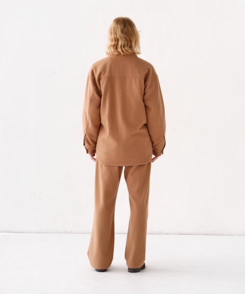 [CLUÉL CAPSULE  COLLECTION]  SUPER110'S MELTON CPO JACKET [UNISEX]