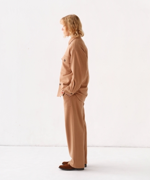 [CLUÉL CAPSULE  COLLECTION]  SUPER110'S MELTON CPO JACKET [UNISEX]