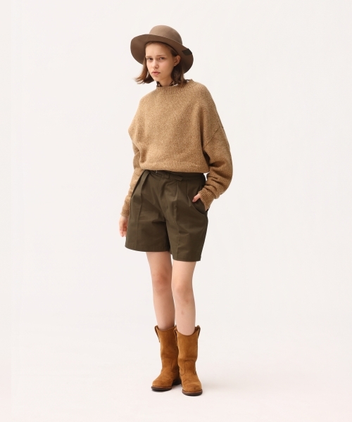 EXTRA FINE LAMB MELANGE SWEATER [UNISEX]