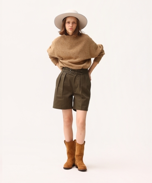 EXTRA FINE LAMB MELANGE SWEATER [UNISEX]