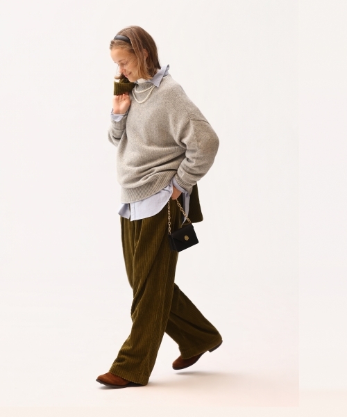 EXTRA FINE LAMB MELANGE SWEATER [UNISEX]