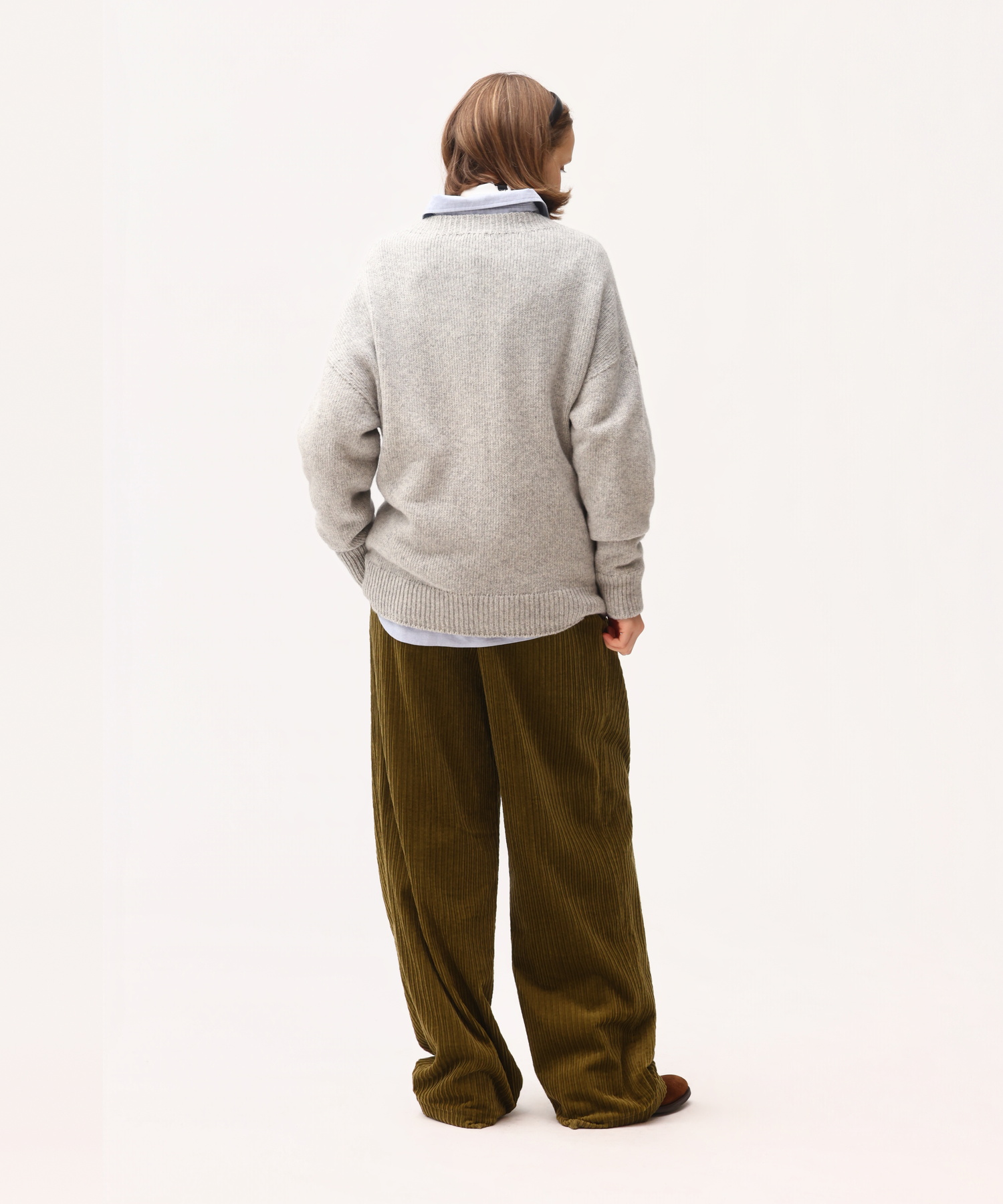 EXTRA FINE LAMB MELANGE SWEATER [UNISEX]