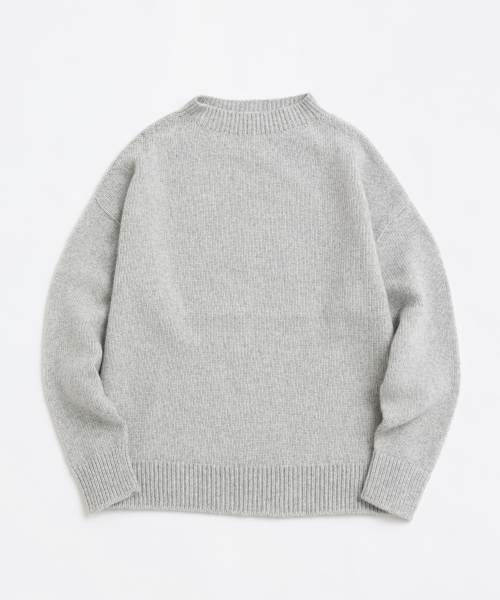 EXTRA FINE LAMB MELANGE SWEATER [UNISEX]