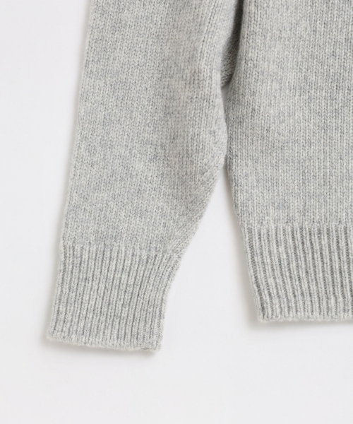 EXTRA FINE LAMB MELANGE SWEATER [UNISEX]