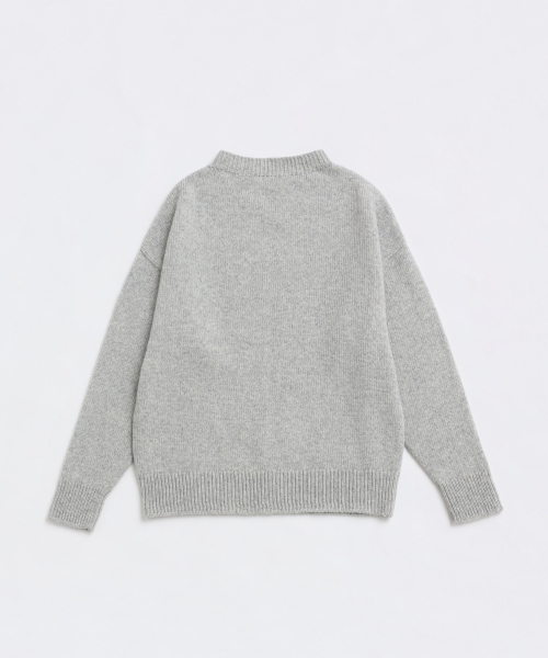 EXTRA FINE LAMB MELANGE SWEATER [UNISEX]
