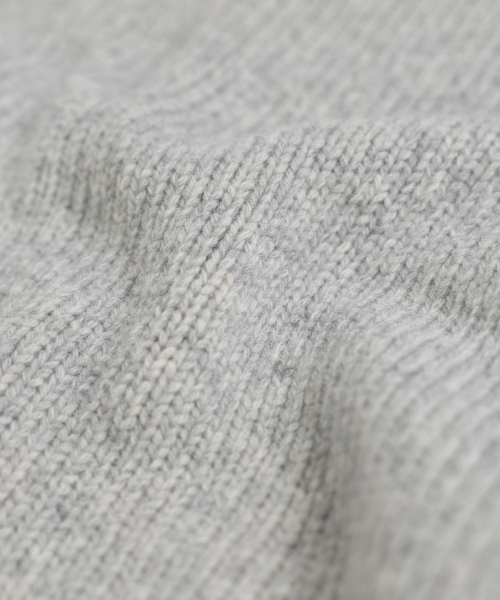 EXTRA FINE LAMB MELANGE SWEATER [UNISEX]