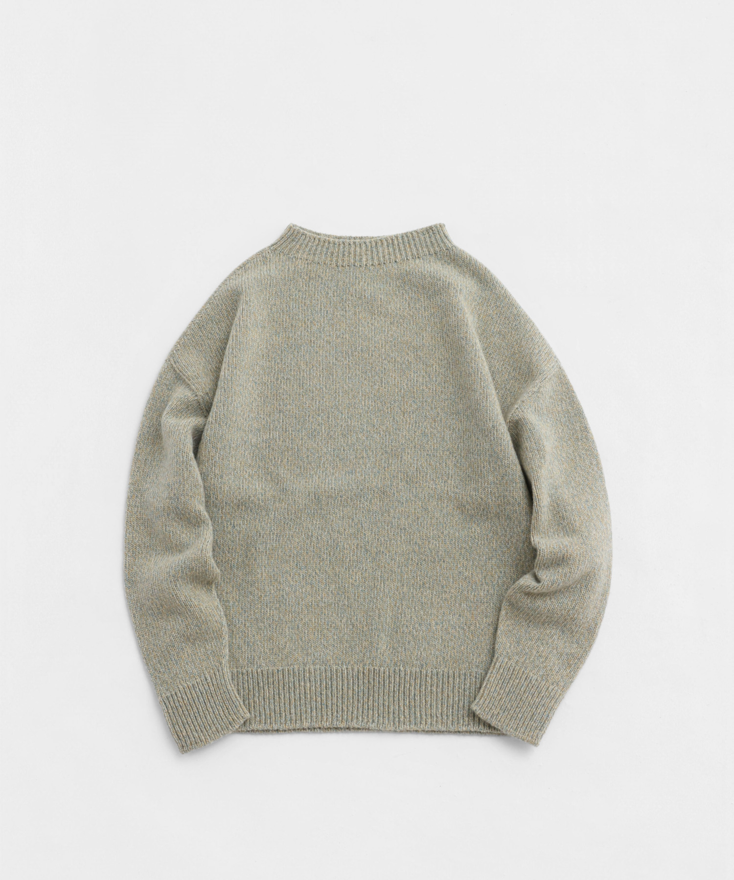 EXTRA FINE LAMB MELANGE SWEATER [UNISEX]