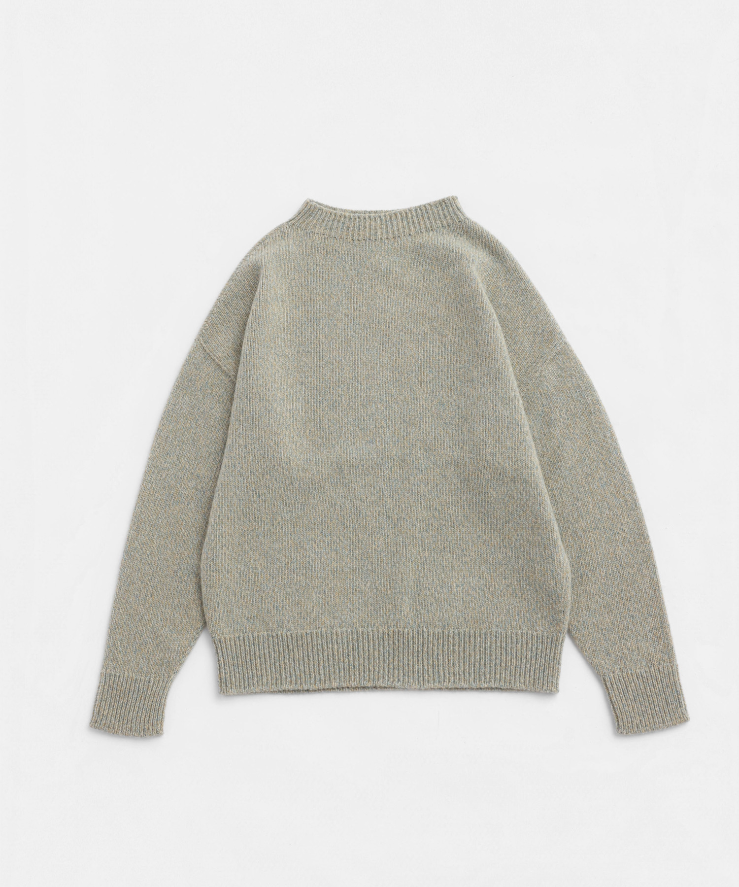 EXTRA FINE LAMB MELANGE SWEATER [UNISEX]