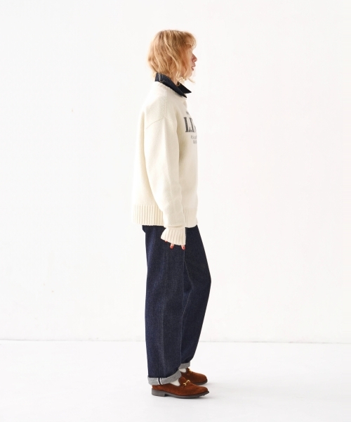 [CLUÉL CAPSULE COLLECTION] EXTRA FINE LAMB PRINTED KNIT