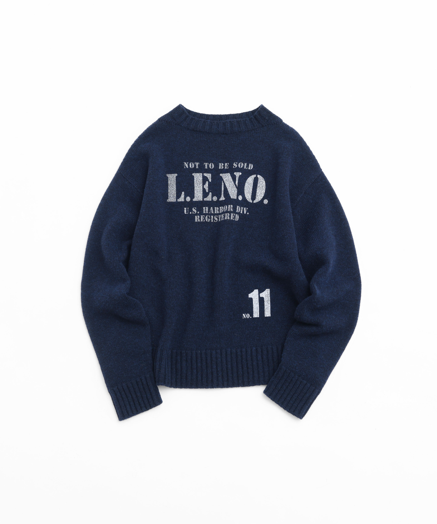 [CLUÉL CAPSULE COLLECTION] EXTRA FINE LAMB PRINTED KNIT