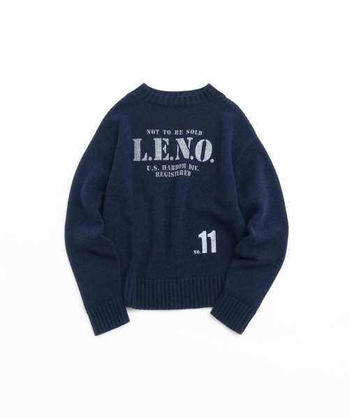 [CLUÉL CAPSULE COLLECTION] EXTRA FINE LAMB PRINTED KNIT