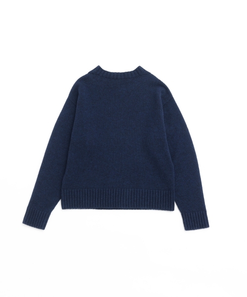 [CLUÉL CAPSULE COLLECTION] EXTRA FINE LAMB PRINTED KNIT