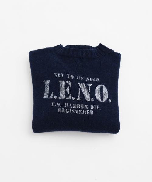 [CLUÉL CAPSULE COLLECTION] EXTRA FINE LAMB PRINTED KNIT