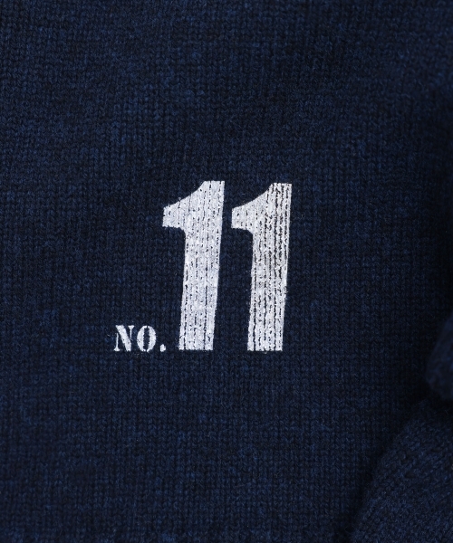 [CLUÉL CAPSULE COLLECTION] EXTRA FINE LAMB PRINTED KNIT