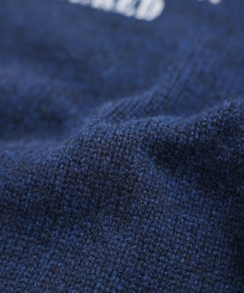 [CLUÉL CAPSULE COLLECTION] EXTRA FINE LAMB PRINTED KNIT
