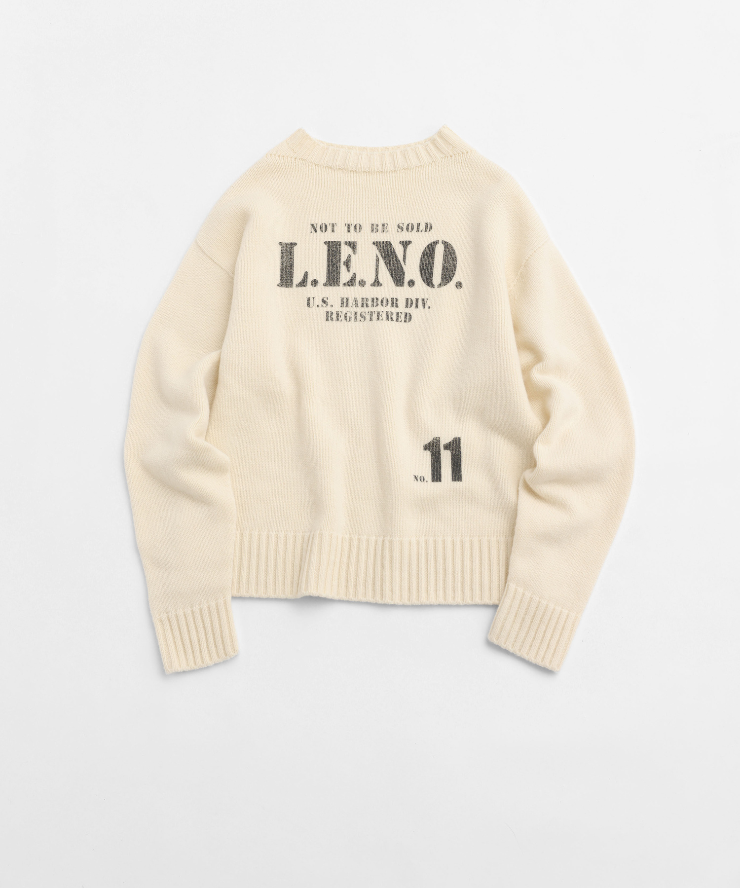 [CLUÉL CAPSULE COLLECTION] EXTRA FINE LAMB PRINTED KNIT