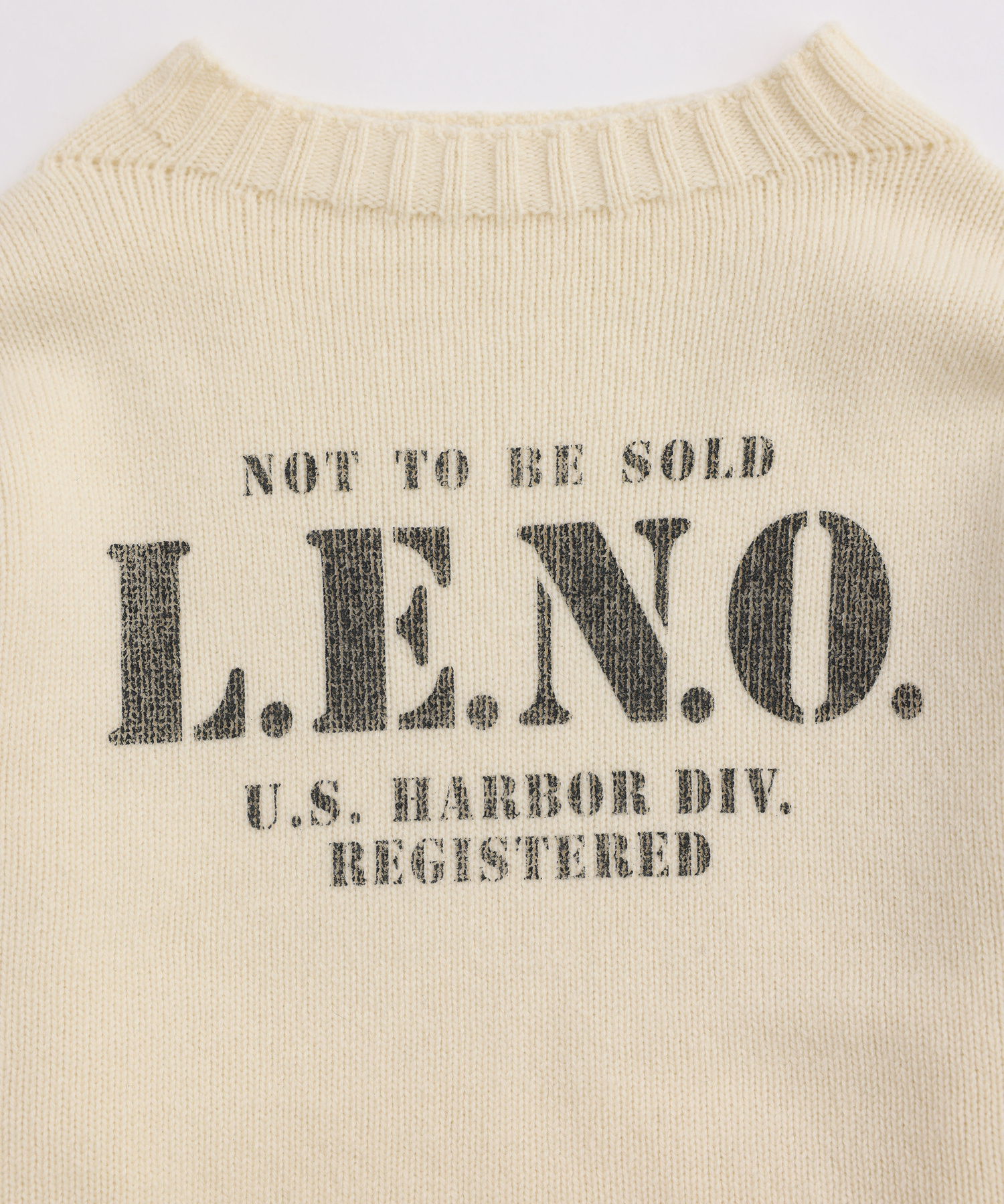 [CLUÉL CAPSULE COLLECTION] EXTRA FINE LAMB PRINTED KNIT