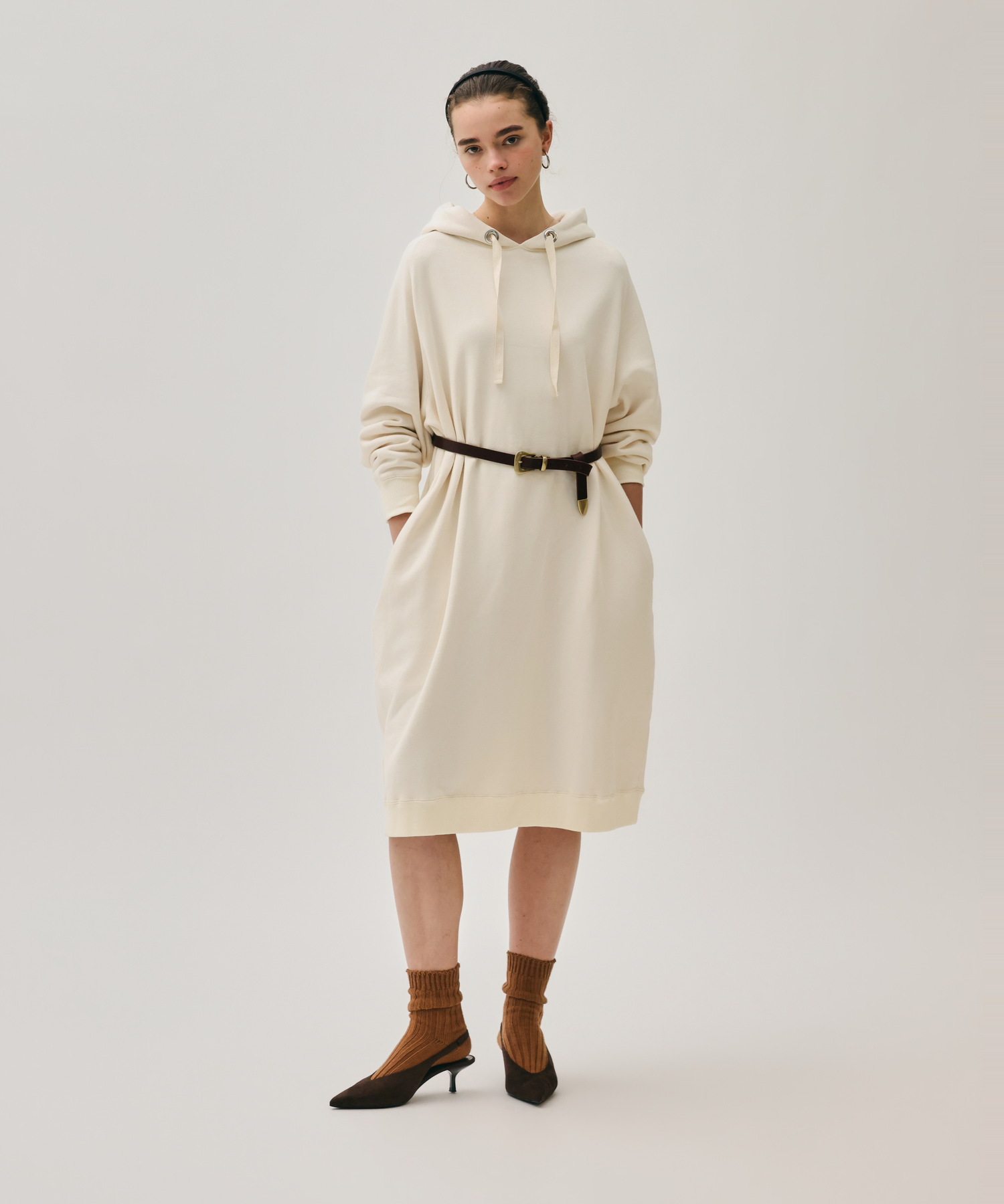 FRENCH TERRY HOODIE ONE PIECE