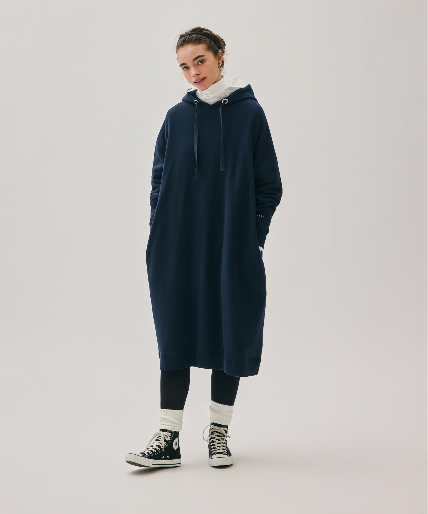 FRENCH TERRY HOODIE ONE PIECE