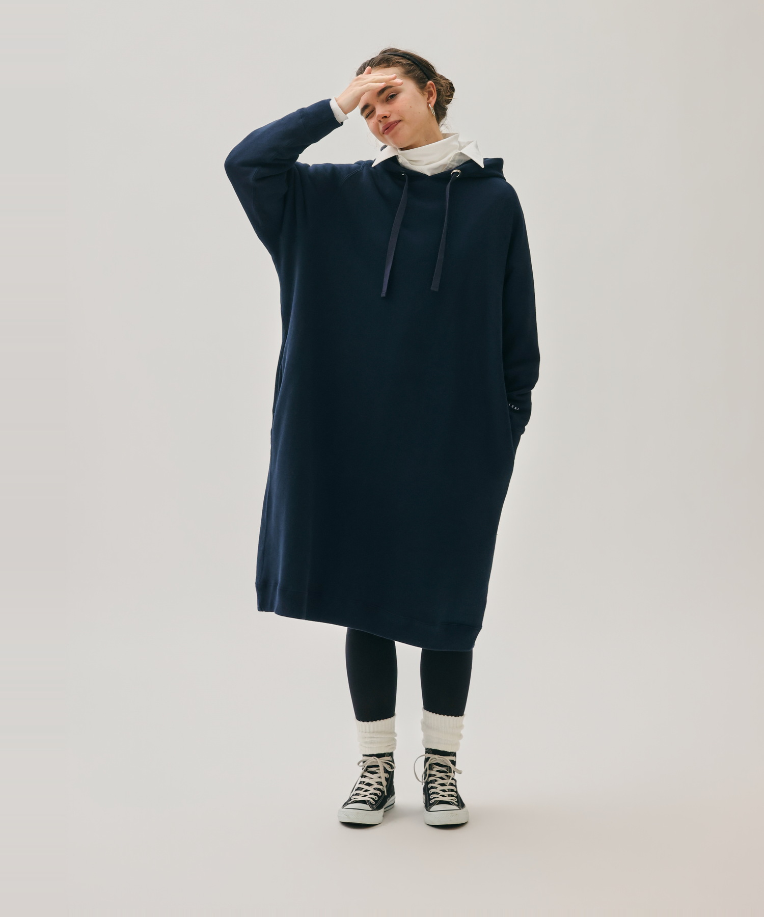 FRENCH TERRY HOODIE ONE PIECE