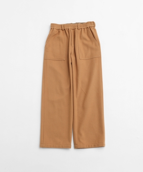 [CLUÉL CAPSULE  COLLECTION]  SUPER110'S MELTON EASY TROUSERS [UNISEX]