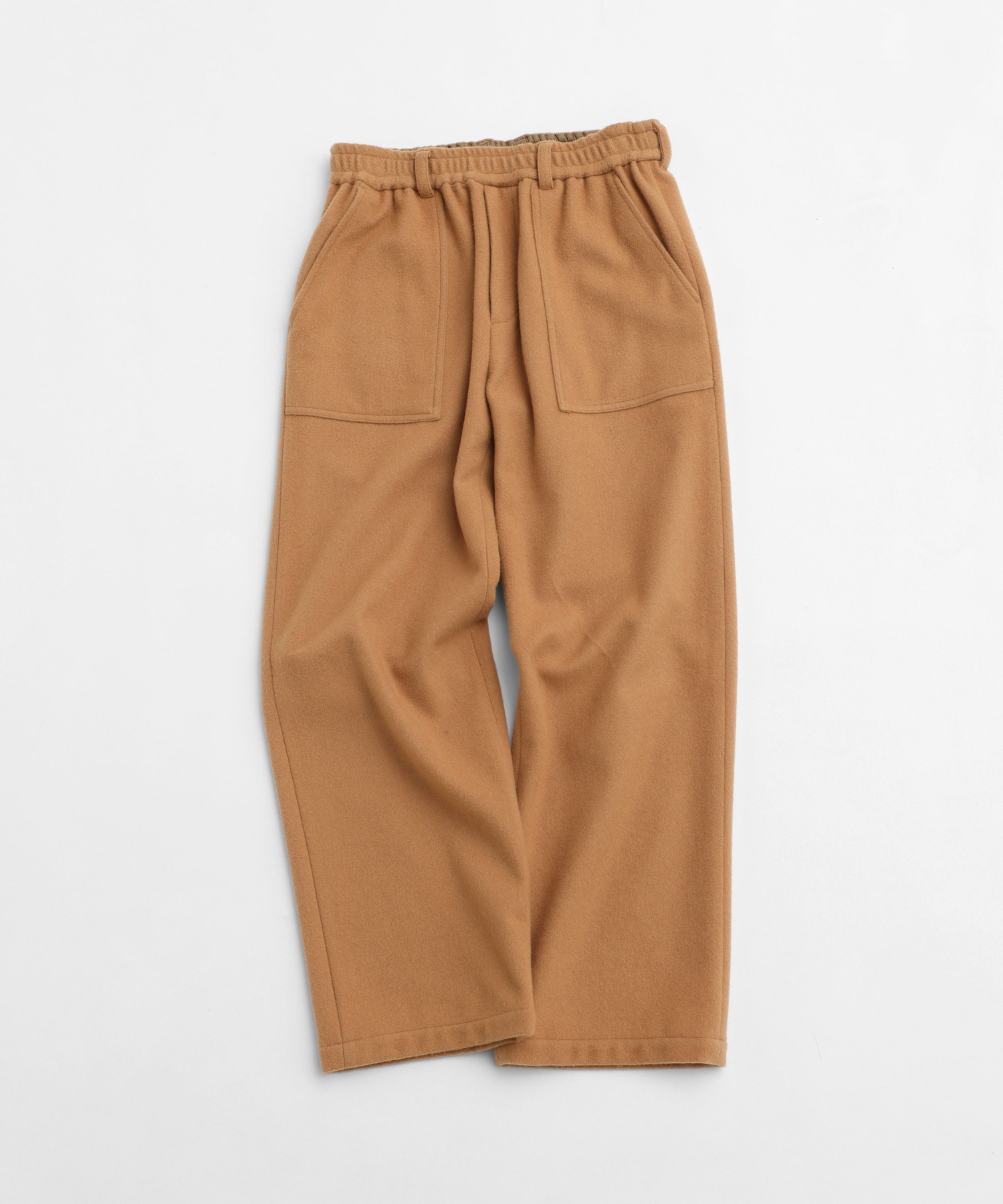 [CLUÉL CAPSULE  COLLECTION]  SUPER110'S MELTON EASY TROUSERS [UNISEX]