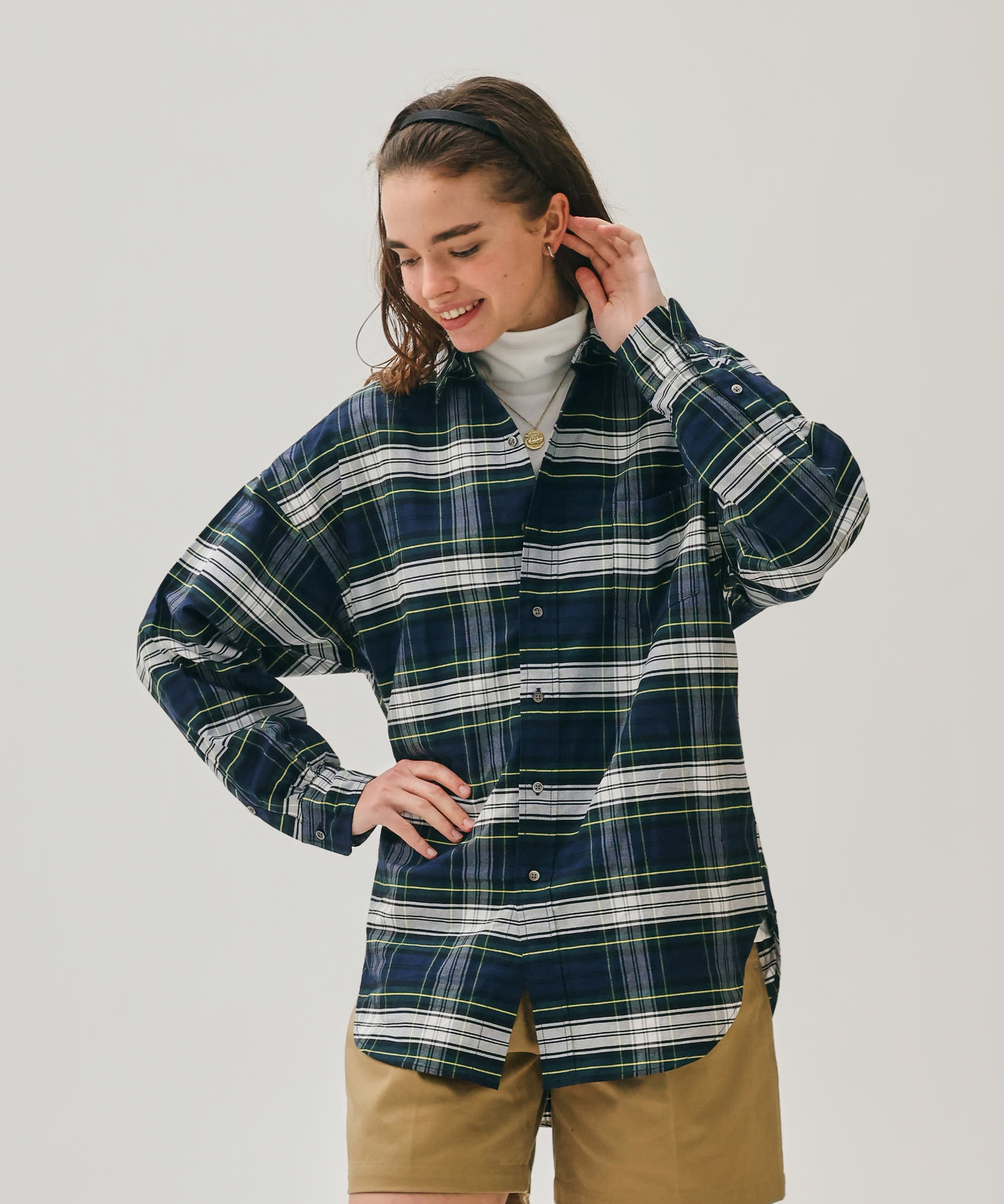 DRESS GORDON CHECK OXFORD SHIRTS [UNISEX]