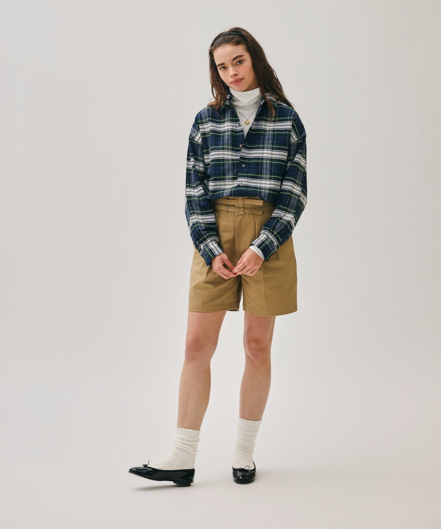 DRESS GORDON CHECK OXFORD SHIRTS [UNISEX]