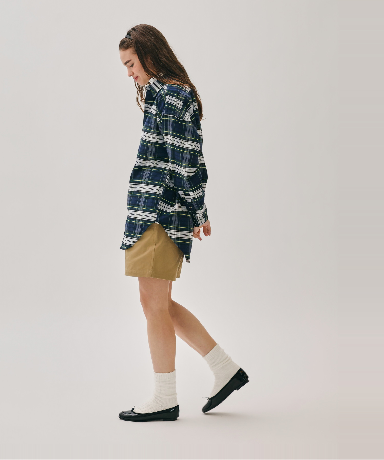 DRESS GORDON CHECK OXFORD SHIRTS [UNISEX]