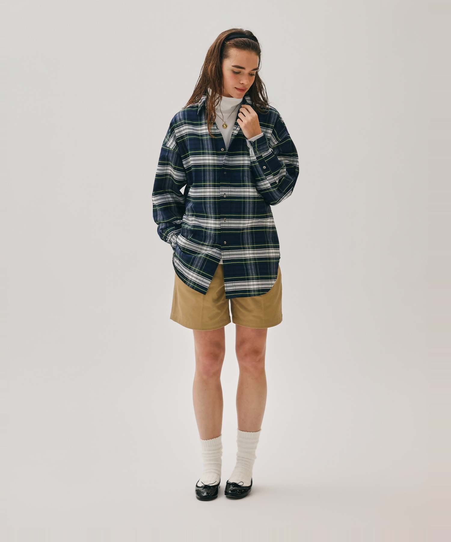 DRESS GORDON CHECK OXFORD SHIRTS [UNISEX]