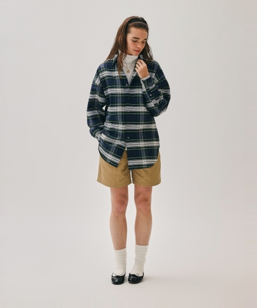 DRESS GORDON CHECK OXFORD SHIRTS [UNISEX]