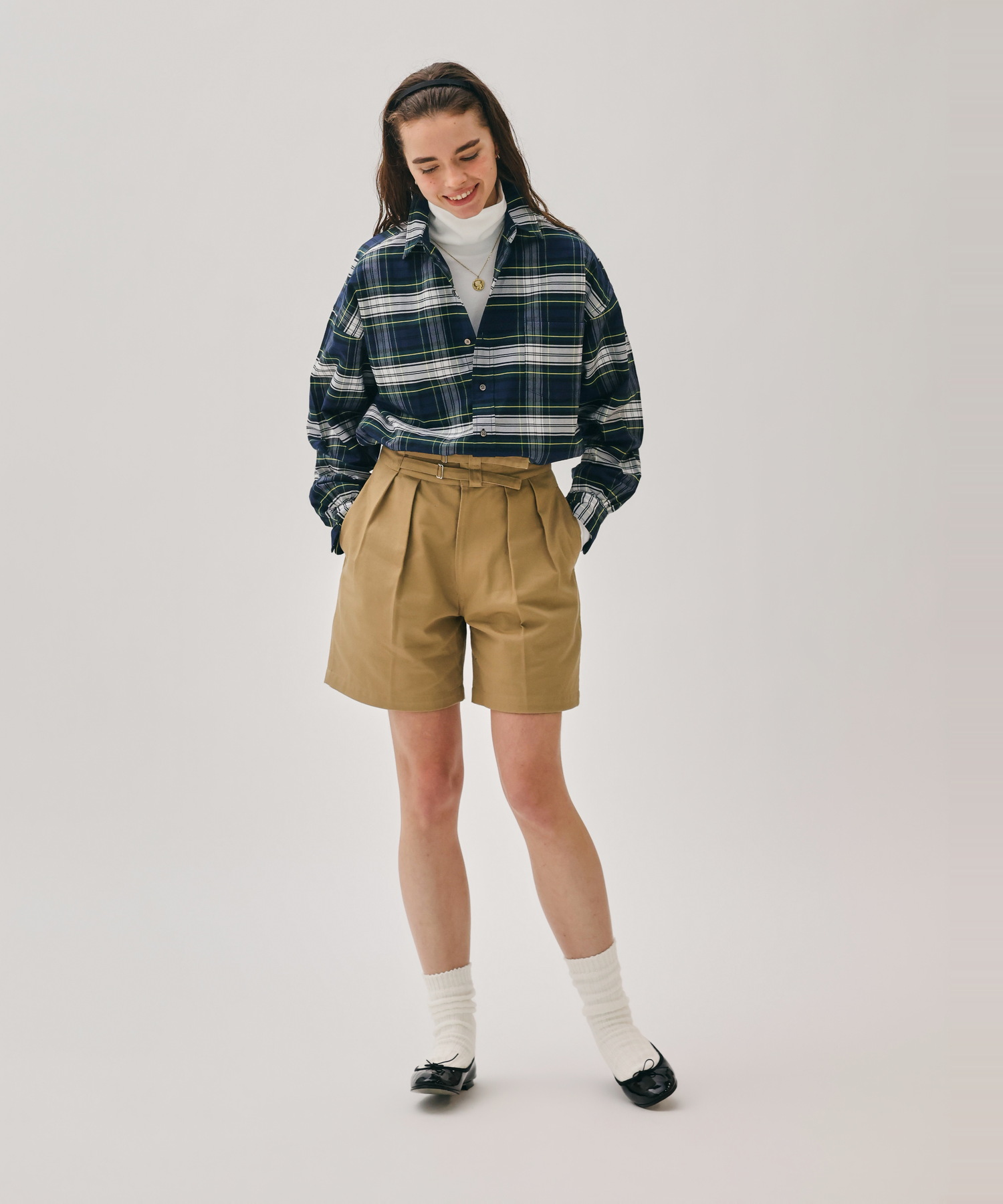 DRESS GORDON CHECK OXFORD SHIRTS [UNISEX]