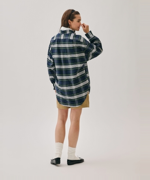 DRESS GORDON CHECK OXFORD SHIRTS [UNISEX]