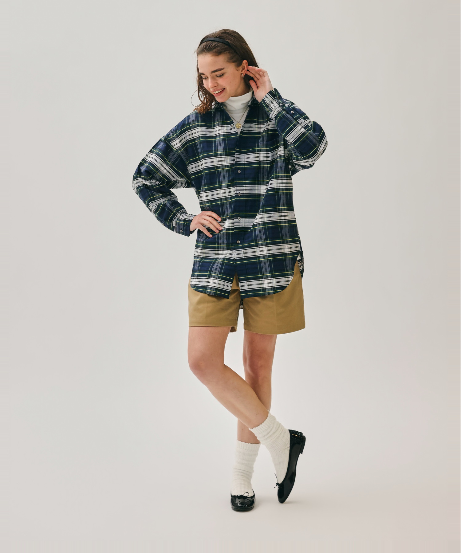 DRESS GORDON CHECK OXFORD SHIRTS [UNISEX]