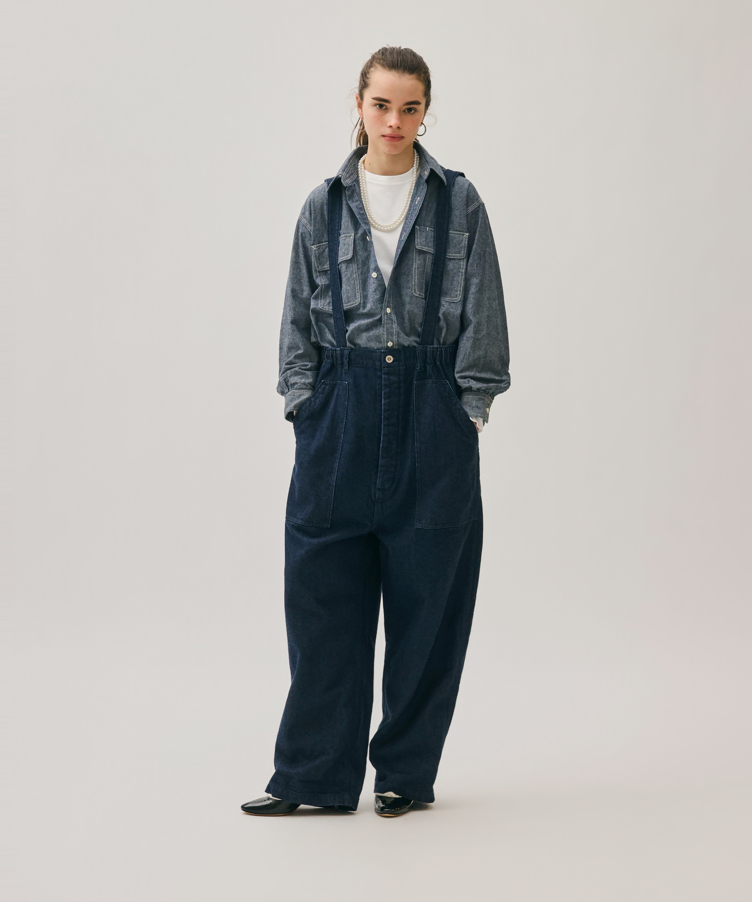 4.5OZ DUNGAREE WORK SHIRTS [UNISEX]