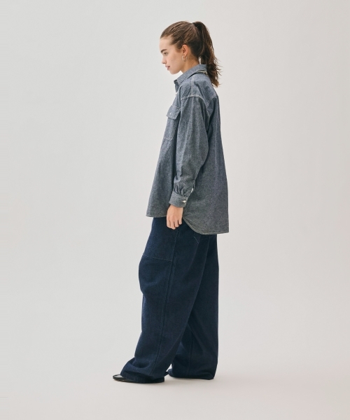 4.5OZ DUNGAREE WORK SHIRTS [UNISEX]