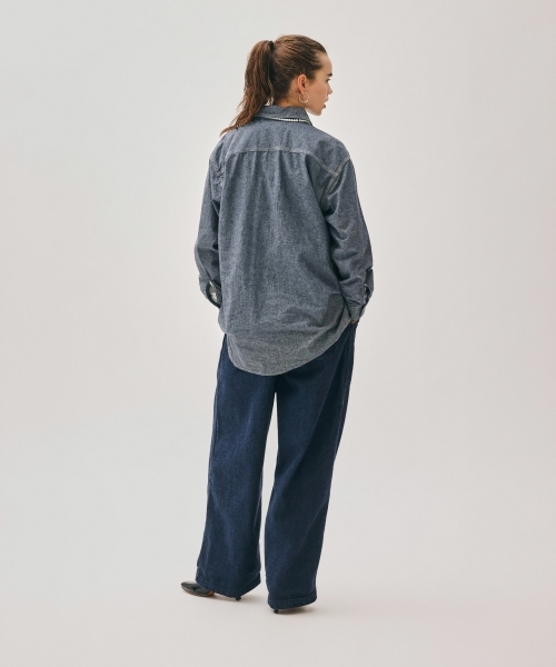 4.5OZ DUNGAREE WORK SHIRTS [UNISEX]