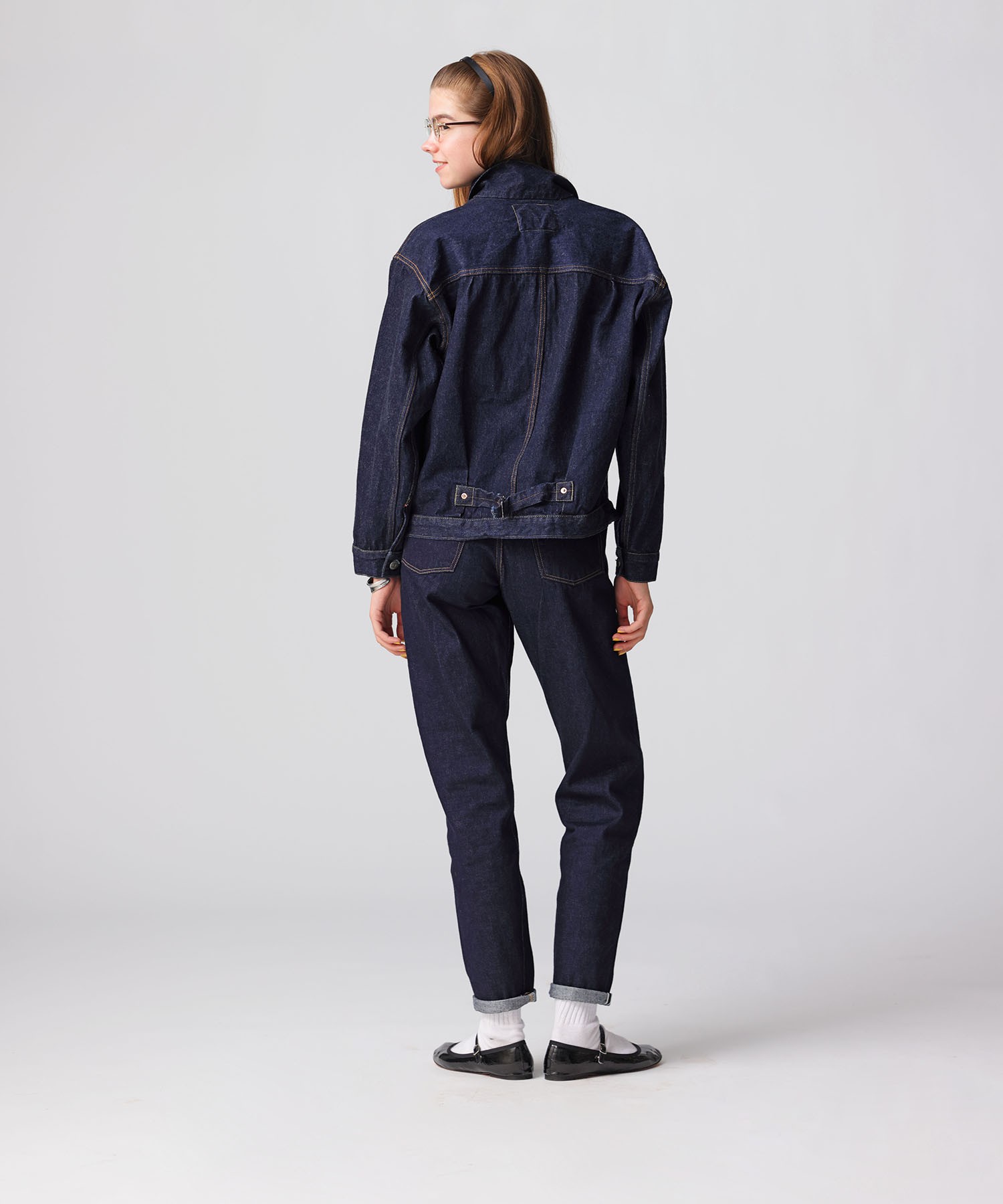 LUCY HIGH WAIST TAPERED JEANS