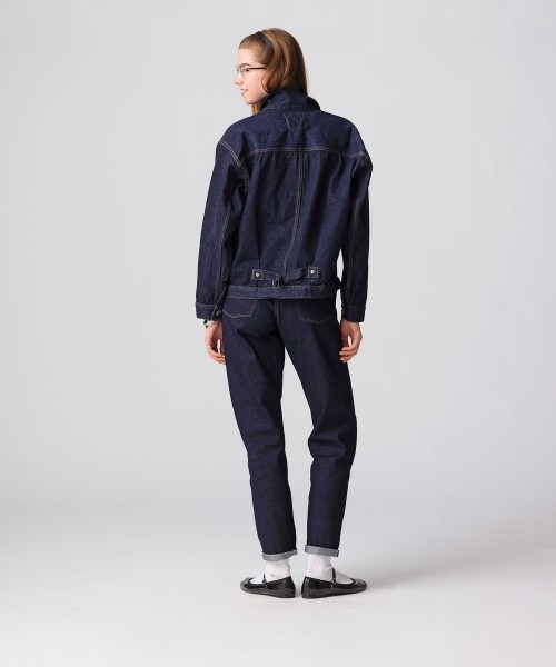 LUCY HIGH WAIST TAPERED JEANS