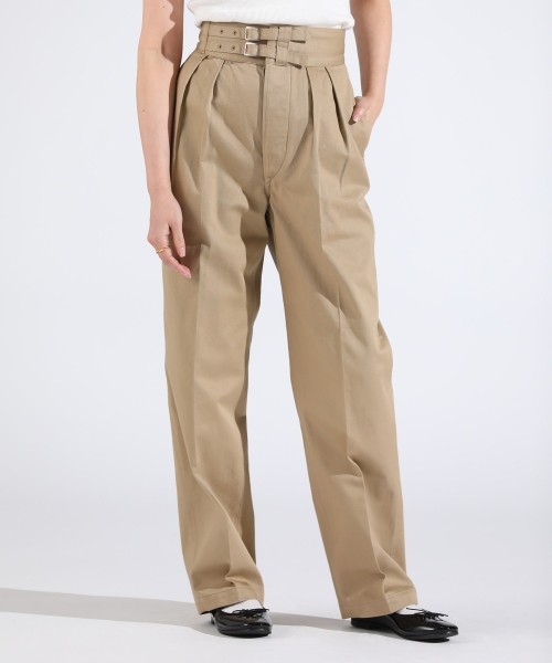 DOUBLE BELTED GURKHA TROUSERS【WOMENS】