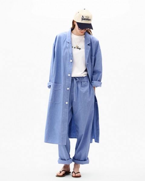 【CLUÉL Collaboration】CHAMBRAY　COAT