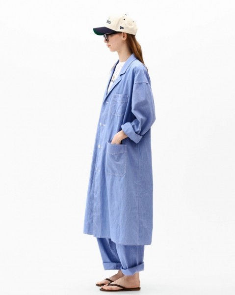 【CLUÉL Collaboration】CHAMBRAY　COAT