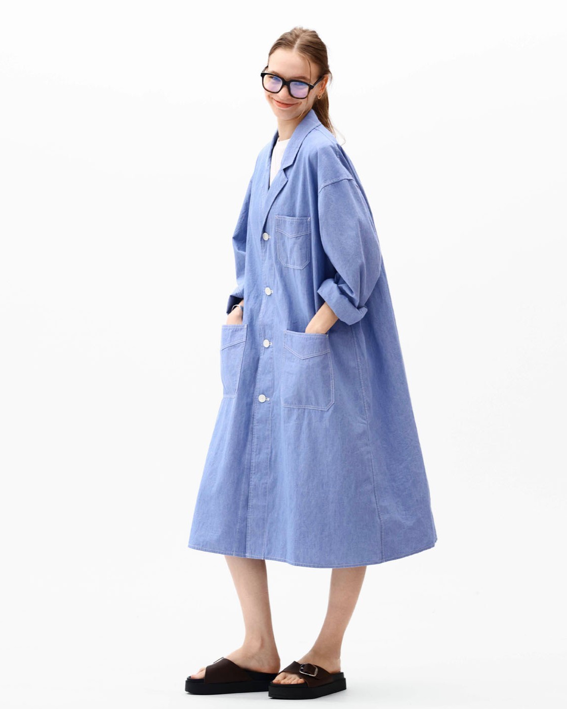 【CLUÉL Collaboration】CHAMBRAY COAT