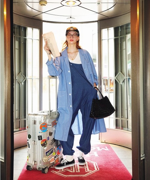 【CLUÉL Collaboration】CHAMBRAY　COAT