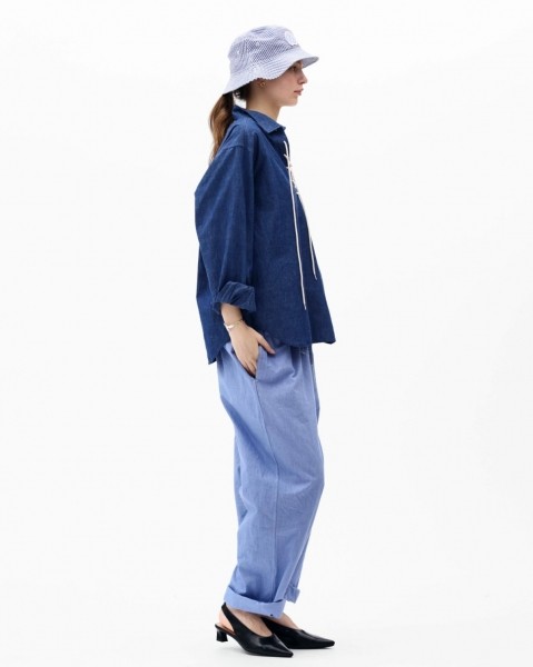 【CLUÉL Collaboration】CHAMBRAY PULLOVER