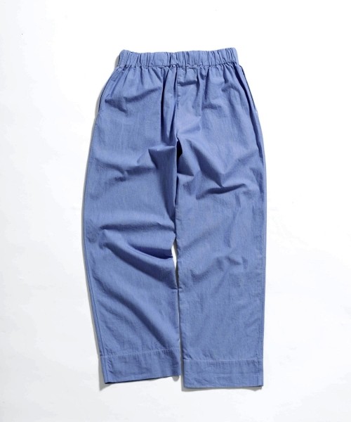 【CLUÉL Collaboration】CHAMBRAY EASY PANTS