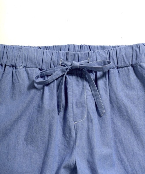 【CLUÉL Collaboration】CHAMBRAY EASY PANTS
