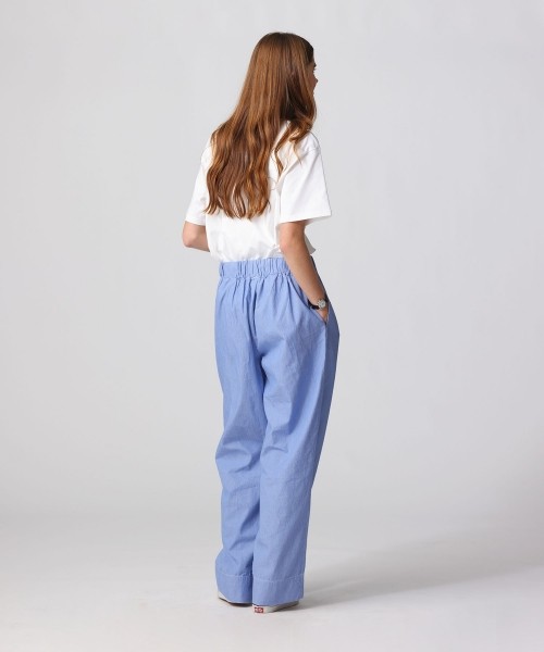 【CLUÉL Collaboration】CHAMBRAY EASY PANTS